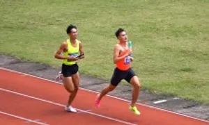 Màn so tài gây tranh cãi của hai tuyển thủ điền kinh quốc gia Màn so tài gây tranh cãi của hai tuyển thủ điền kinh quốc gia